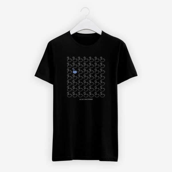 T-shirt noir Lac des Cygnes