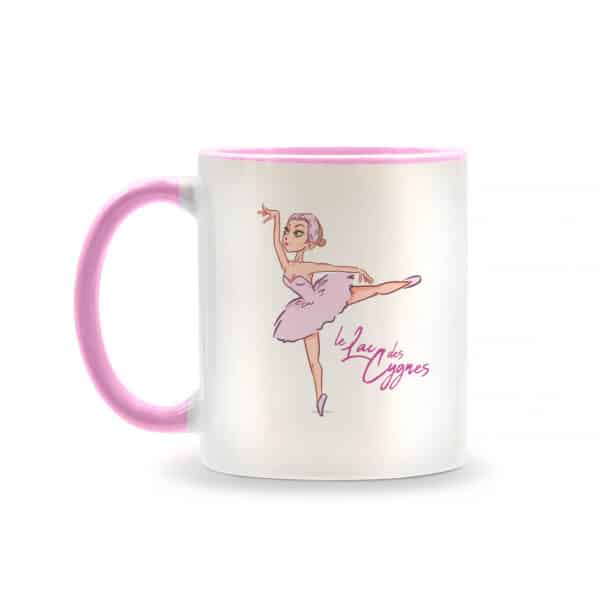 Mug Lac des Cygnes - Ballerine rose