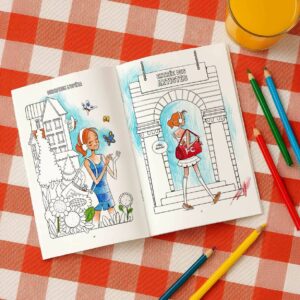 Livre de coloriage –  Ballerine