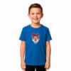 t shirt jester bleu
